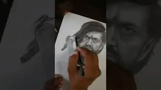 How to draw kgf chapter 2 ||Rocking Star Yash Drawing Step By Step #shorts #youtube #art #kgf
