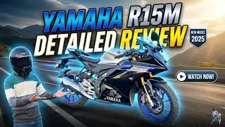 Yahama R15M Detail Review & Road Test🔥2025 Better than MT15🤔Dual channel ABS r15m New update 2025 