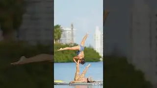 Getting ready for a SUP Acro Retreat in Puerto Rico! #yogaslackers #supacro #halagear
