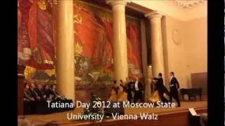 Tatiana Day: Vienna walz at Lomonosov Moscow State University