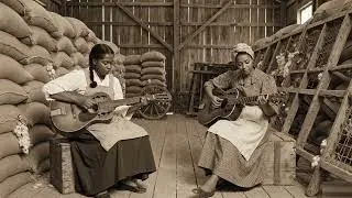 Old-Time Folk Blues Guitar Duet in Rural America | Early 1900s Vintage Acoustic Session