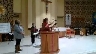 Retirement celebration for Father Oliver, Deacon Greg, Sharon Iannetti