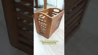 Teakwood Basket #teakwoodfurniture #furnitureoutletstores #furnituredesign