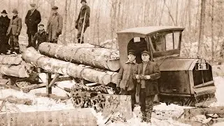 The 15-Ton Half-Track Beast That Hauled Logs Through Mud and Snow