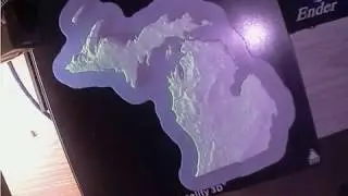 3D Printing Michigan (slow motion timelapse)