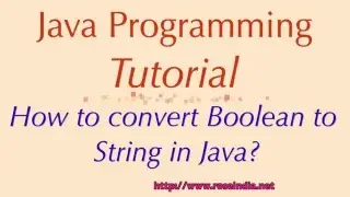 How to convert Boolean to String in Java?