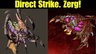 Zerg + Terran Battling! - Direct Strike with Hopski! Starcraft 2 Mods