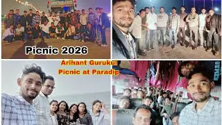 Picnic 2026 Arihant Gurukul Cuttack Picnic at Paradip 