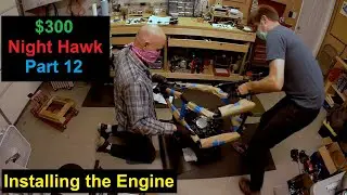 $300 Honda Nighthawk - Installing the Engine - Part 12