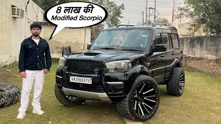 Ownership Review of Modified Scorpio | Modifications Cost 8 लाख | Pros & Cons | Police Reaction👀👀