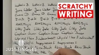 ASMR | Scratchy Writing With A Fountain Pen | NO TALKING