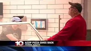 Azzip Pizza gives back