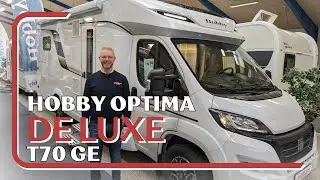 Hobby Optima De Luxe T70 GE Super autocamper med enkeltsenge
