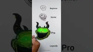 Beginner Senior Pro Legend drawing