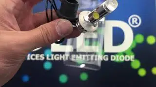 Автолампа светодиодная H27 - 880 - 6W (с линзой)