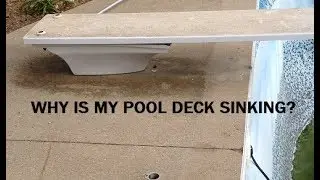 Why is my pool deck sinking?