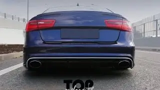 #topexhaust Audi A6 (c7) 3.0 TFSI. Звук выхлопа.
