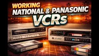 National & Panasonic VCRs | Classic VHS Players | Vintage Paradise