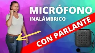 El mejor micr&oacute;fono inal&aacute;mbrico con parlante para dar clases AMITOSAI MTS-LOUDMIC