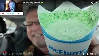 McDonald's Oreo Shamrock McFlurry Review ☘️ (Reaction; #256)