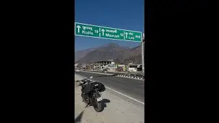 DELHI TO MANALI bike ride vlog #manali #bikeride #motovlog #motovlogger #youtuber #travel #delhi
