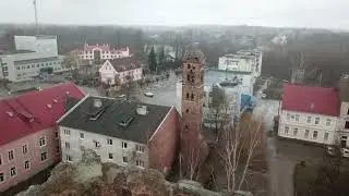 Город Неман в Калининградской области. Замок Рагнит.
