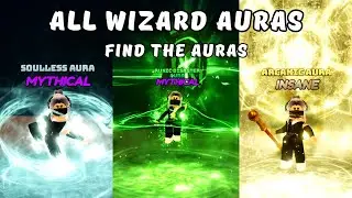 How To Get All Wizard Quest Auras in Find The Auras | Roblox
