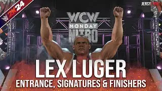 WWE 2K24: WCW Pack DLC - Lex Luger Entrance, Signature Moves & Finishers