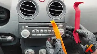 Как снять штатную магнитолу | Mitsubishi Colt 2004&ndash;2012 годов (кузова CZ3 CZC Z30)