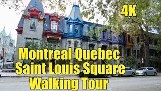 [4] Saint Louis Square (Montreal,Quebec) Walking Tour
