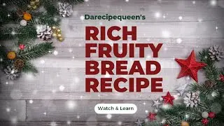 Rich Fruity Bread Recipe || How to Bake Bread with Raisins at Home