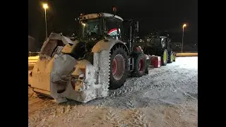 Plowing by night | Fendt 516 | Igland | Tokvam
