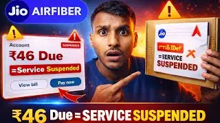 Jio AirFiber 50% OFF Offer SCAM 😡 | ₹46.92 Due Bill Problem | jio Airfiber account Suspended 