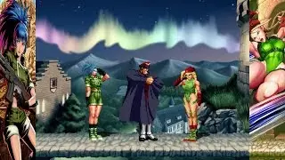 Mugen - King of Fighters vs. Street Fighter - Leona Heidern vs. Cammy