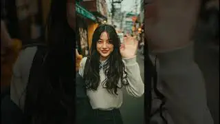 Korean Girl Street Style Real Life Smile Urban Mood Natural Everyday Aesthetic
