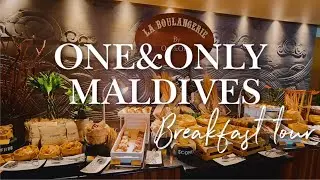 BREAKFAST TOUR at One&Only Maldives (Reethi Rah) 🤩 One of the best we've ever seen !