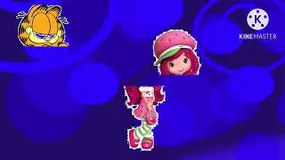 Wrong heads Garfield and strawberry shortcake bad baby crying finger family nursery rhymes