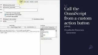Call the OmniScript from a custom action button [EP-12]