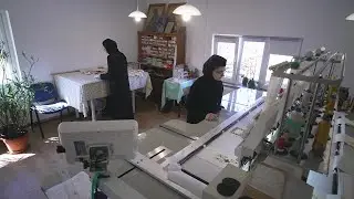 La o mănăstire din Iași, maicile pictează cu ace: &bdquo;Biserica trebuie să fie &icirc;mpodobită ca o mireasă&rdquo;