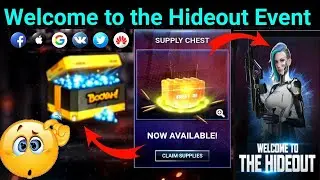 Welcome to the Hideout Event Freefire // Freefire New Event Today // Hideout Event Login Problem