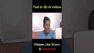Text to 3D AI videos| 
