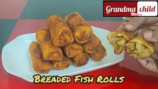 Breaded Fish Rolls | Sri Lankan Fish Rolls | Chinese Fish Rolls Recipes @grandmachildkitchen
