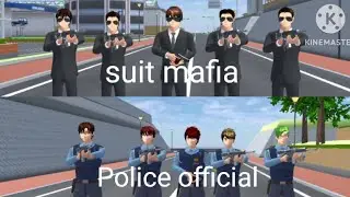 police official VS suit mafia petarungan SAKURA school simulator 