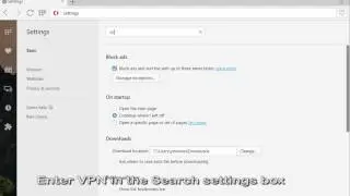 How to Enable VPN for Opera Browser