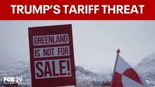 Trump threatens European countries with tariffs over Greenland spat