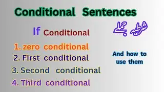 CONDITIONAL  SENTENCES  0,1, 2, &  3  TYPES OF CONDITIONAL  IN ENGLISH WITH URDU TRANSLATION. 