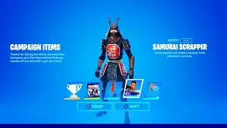 HOW TO UNLOCK SAMURAI SCRAPPER V-BUCKS PACK! (Save The World)