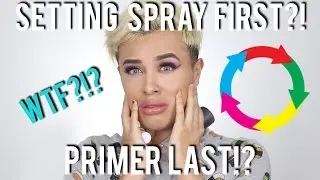 FULL FACE OF MAKEUP IN REVERSE CHALLENGE! | Morphine Love Makeup