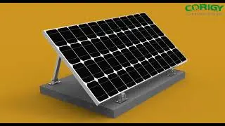 Adjustable solar panel mounting bracket