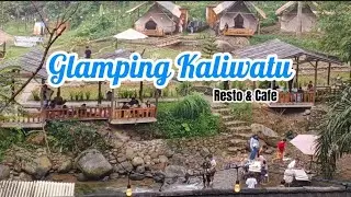 Glamping Kaliwatu Sentul Bogor | Main Air Tepi Sungai || Liburan Sekolah 2025